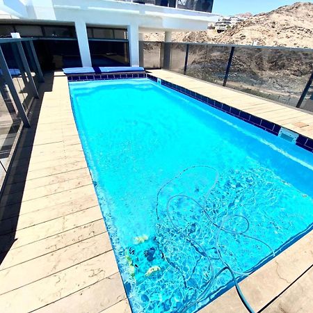 Apartmán Stunning Penthouse With Sea Views And Private Heated Pool Ejlat Exteriér fotografie