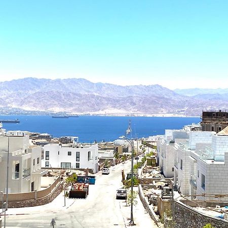 Apartmán Stunning Penthouse With Sea Views And Private Heated Pool Ejlat Exteriér fotografie