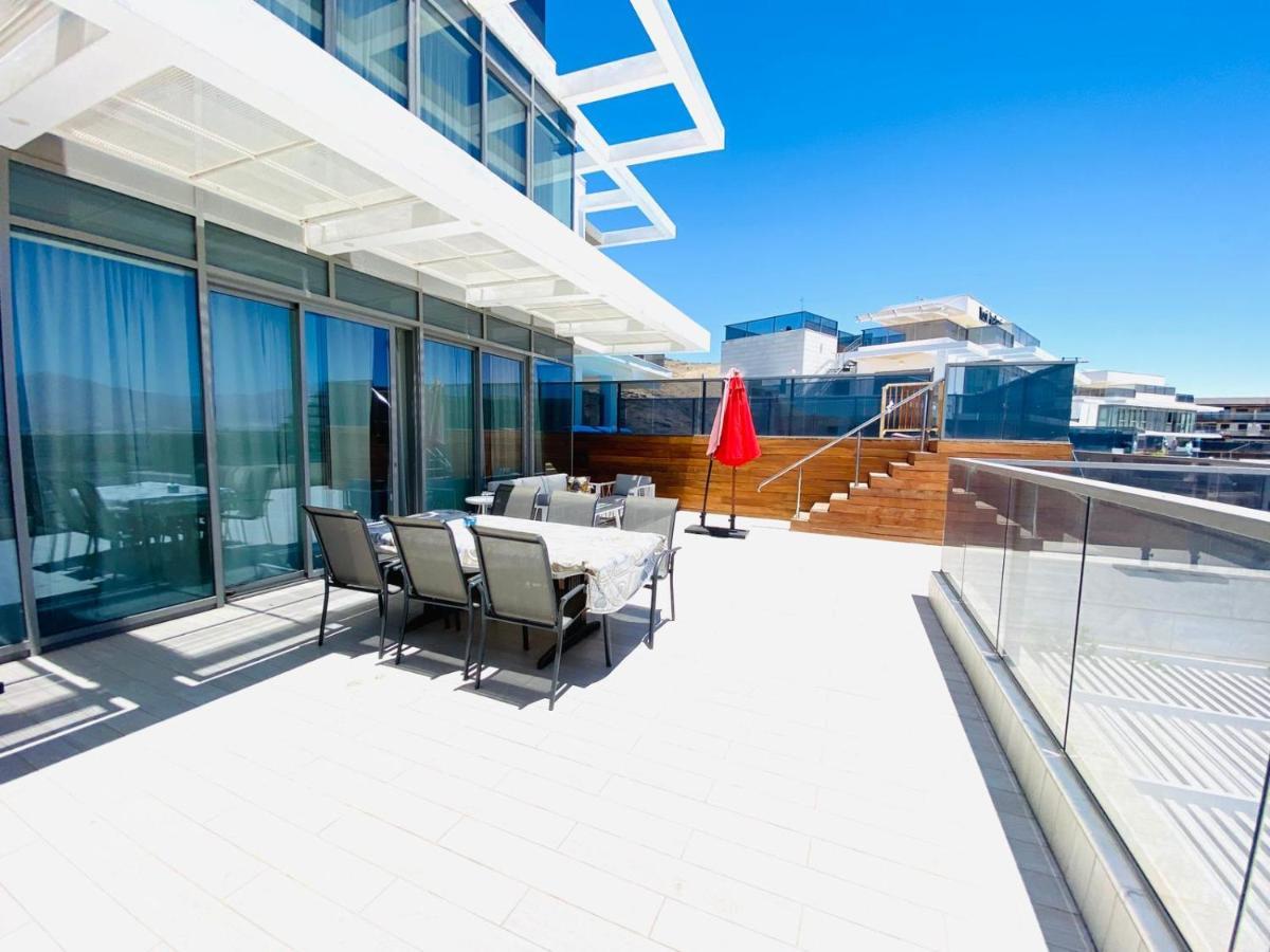 Apartmán Stunning Penthouse With Sea Views And Private Heated Pool Ejlat Exteriér fotografie
