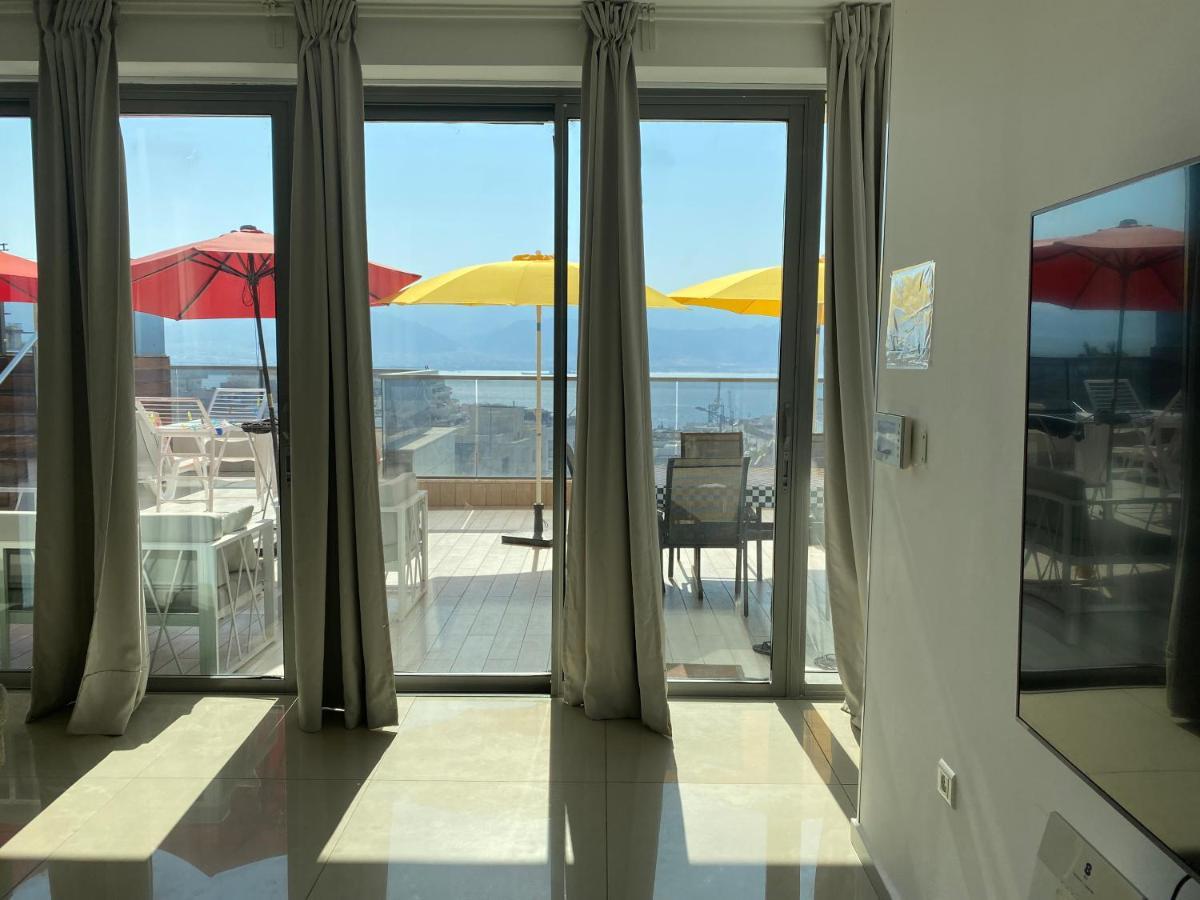 Apartmán Stunning Penthouse With Sea Views And Private Heated Pool Ejlat Exteriér fotografie