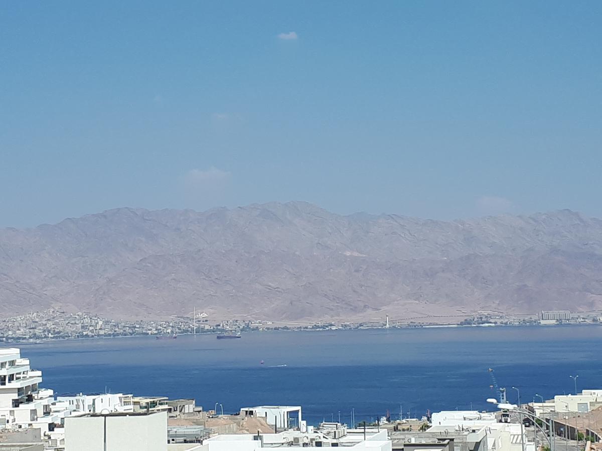 Apartmán Stunning Penthouse With Sea Views And Private Heated Pool Ejlat Exteriér fotografie